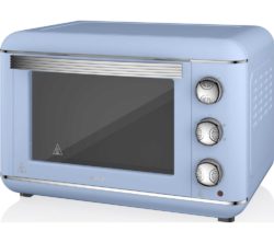 SWAN  Retro SF37010BLN Electric Oven - Blue